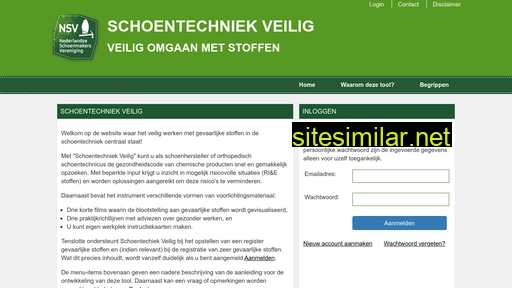 schoentechniekveilig.nl alternative sites