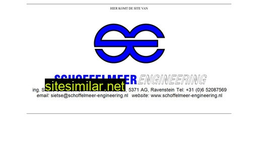 schoffelmeer-engineering.nl alternative sites