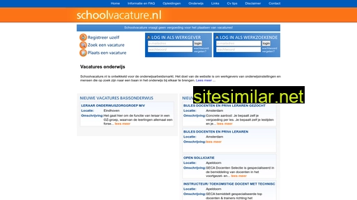 schoolvacature.nl alternative sites