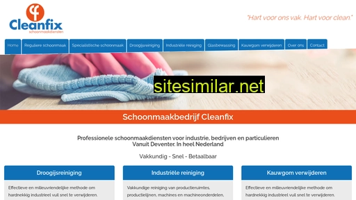 schoonmaakbedrijfcleanfix.nl alternative sites