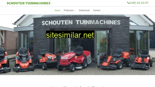 Schouten-tuinmachines similar sites