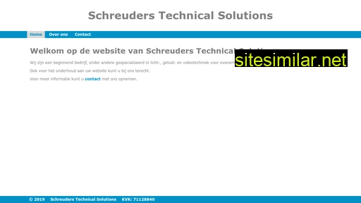 Schreuderstechnicalsolutions similar sites