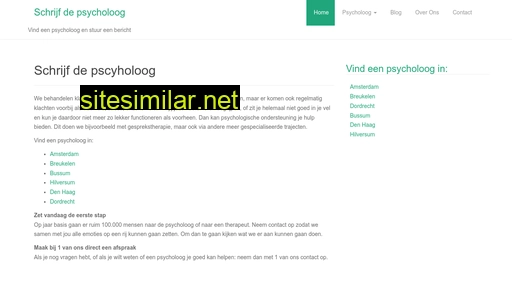 schrijfdepsycholoog.nl alternative sites