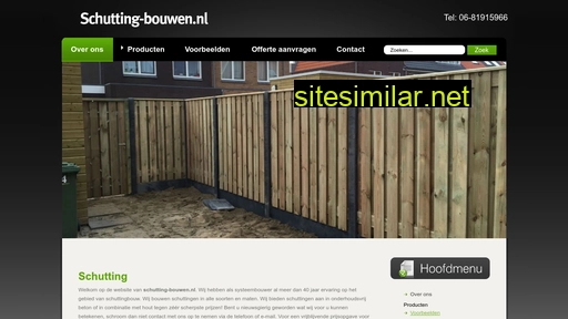 schutting-bouwen.nl alternative sites