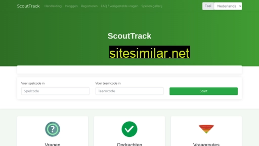 scouttrack.nl alternative sites