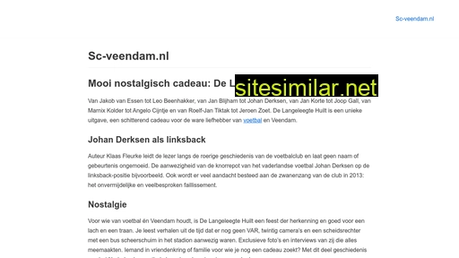 sc-veendam.nl alternative sites