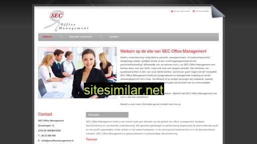 secofficemanagement.nl alternative sites