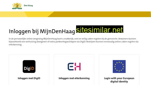 secure.denhaag.nl alternative sites