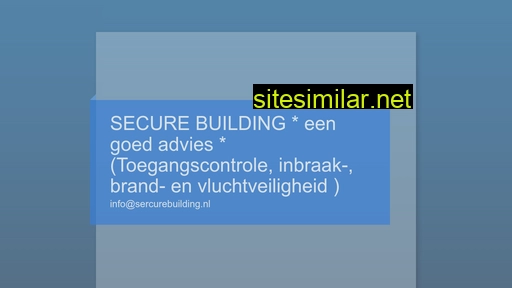 securebuilding.nl alternative sites