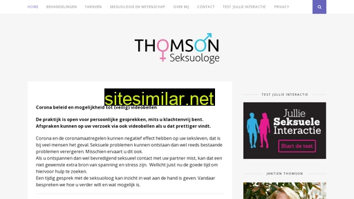 seksuologiepraktijkthomson.nl alternative sites