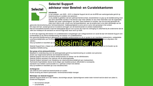 selectelsupport.nl alternative sites