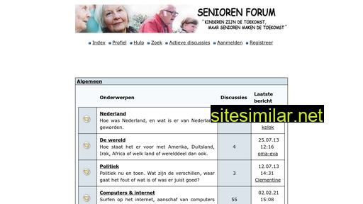 seniorenforum.nl alternative sites