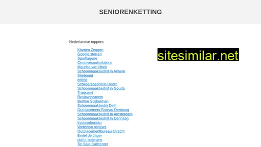 seniorenketting.nl alternative sites