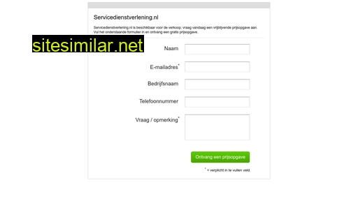 servicedienstverlening.nl alternative sites