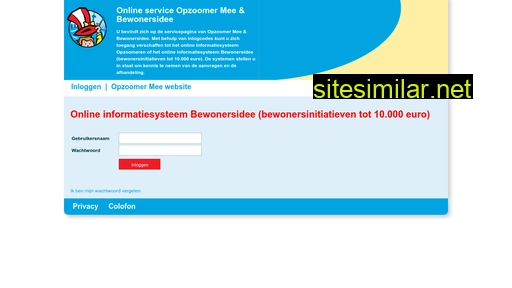 servicepagina.opzoomermee.nl alternative sites