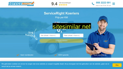 serviceright-koeriers.nl alternative sites