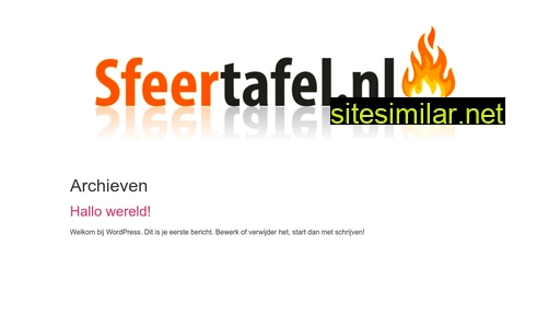 sfeertafel.nl alternative sites