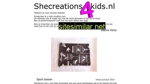 shecreations4kids.nl alternative sites