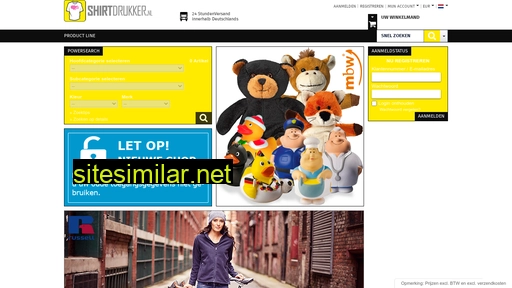 shirtdrukkershop.nl alternative sites