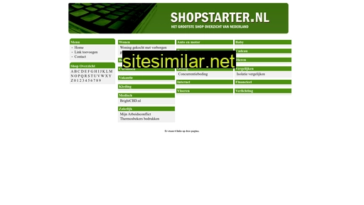 shopstarter.nl alternative sites