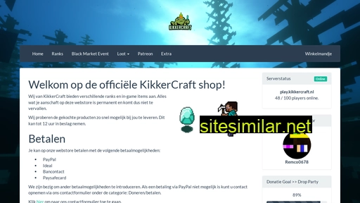shop.kikkercraft.nl alternative sites