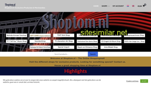 shoptom.nl alternative sites