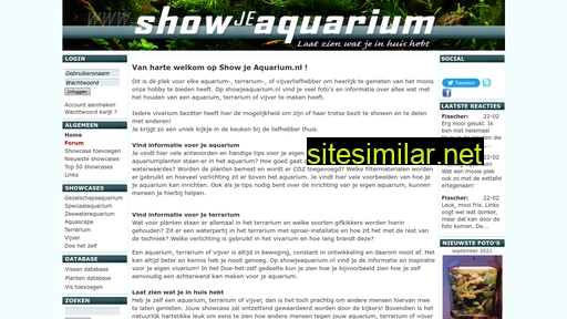 showjeaquarium.nl alternative sites