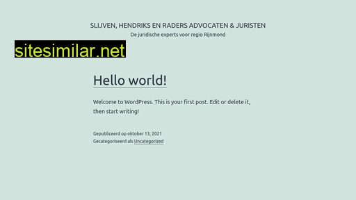 shr-advocaten.nl alternative sites