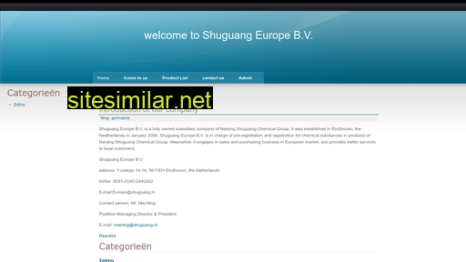 shuguang.nl alternative sites