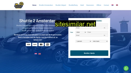 shuttle2amsterdam.nl alternative sites