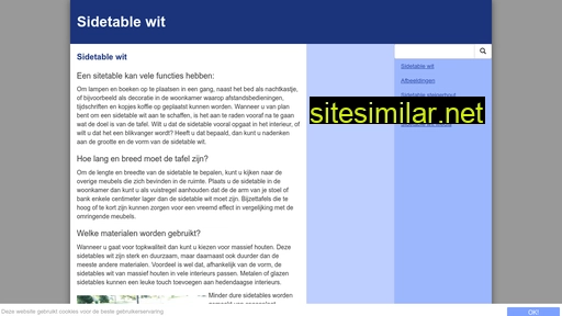 sidetablewit.nl alternative sites