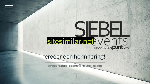 siebelevents.nl alternative sites