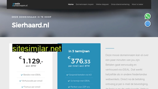 sierhaard.nl alternative sites