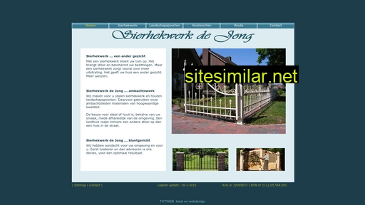 sierhekwerkdejong.nl alternative sites