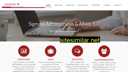 Sigmansadministratie similar sites