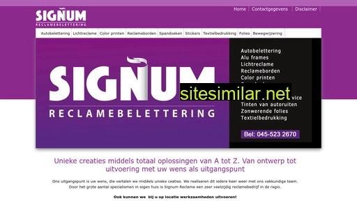 signumreclame.nl alternative sites