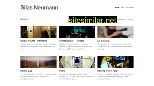 silasneumann.nl alternative sites