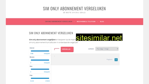 simonly-abonnementvergelijken.nl alternative sites