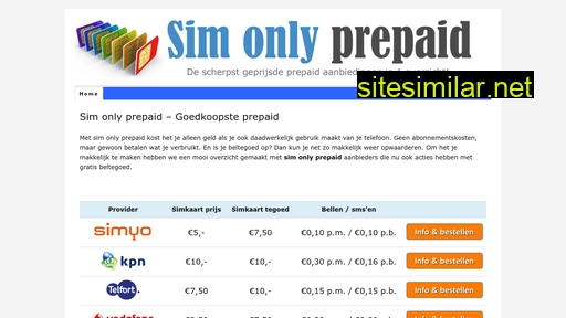 simonly-prepaid.nl alternative sites
