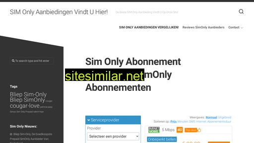 sim-only-aanbiedingen.nl alternative sites