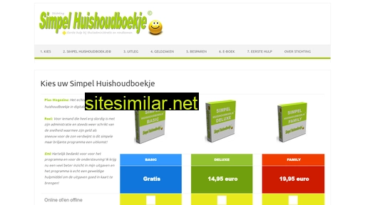 simpelhuishoudboekje.nl alternative sites