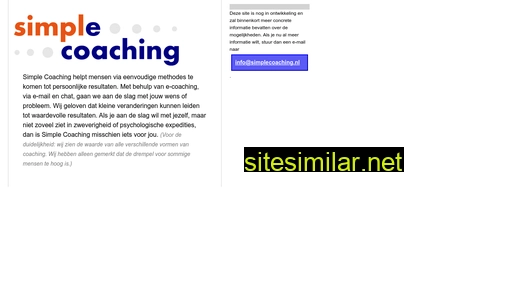 simplecoaching.nl alternative sites