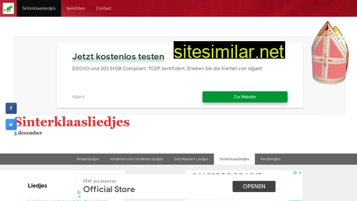 sinterklaasliedjeszingen.nl alternative sites