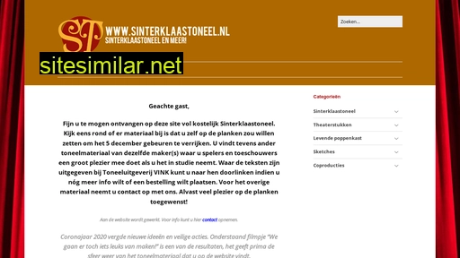 sinterklaastoneel.nl alternative sites