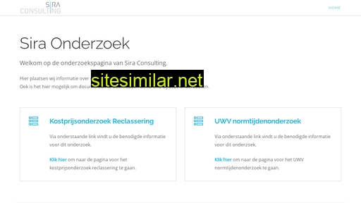 sira-onderzoek.nl alternative sites