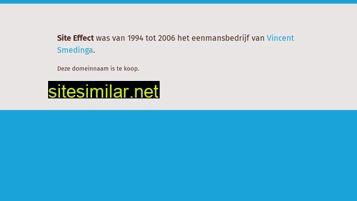 site-effect.nl alternative sites