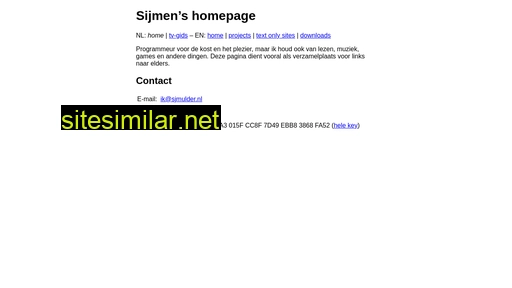 sjmulder.nl alternative sites