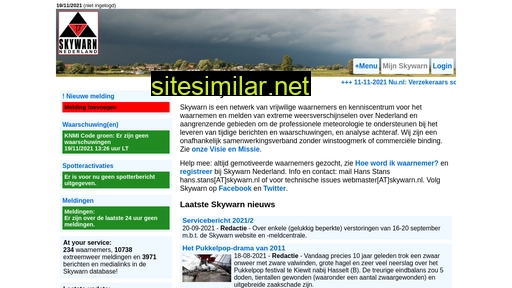 skywarn.nl alternative sites