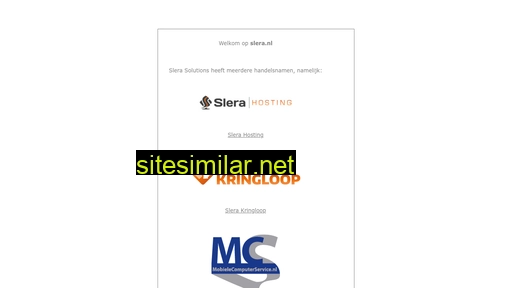 slera.nl alternative sites