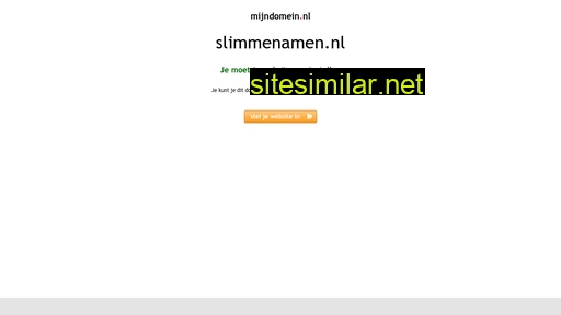 slimmenamen.nl alternative sites